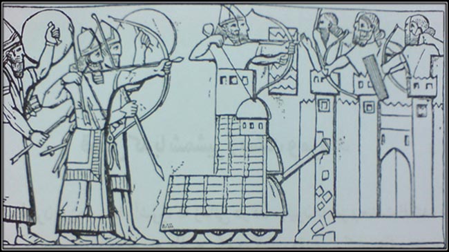 (نحوه فتح قلاع توسط آشوریها (تسخیر دژساگ بیتو )